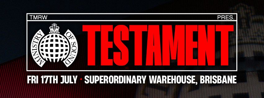 Ministry of Sound Testament 2026 – Brisbane 00s Session