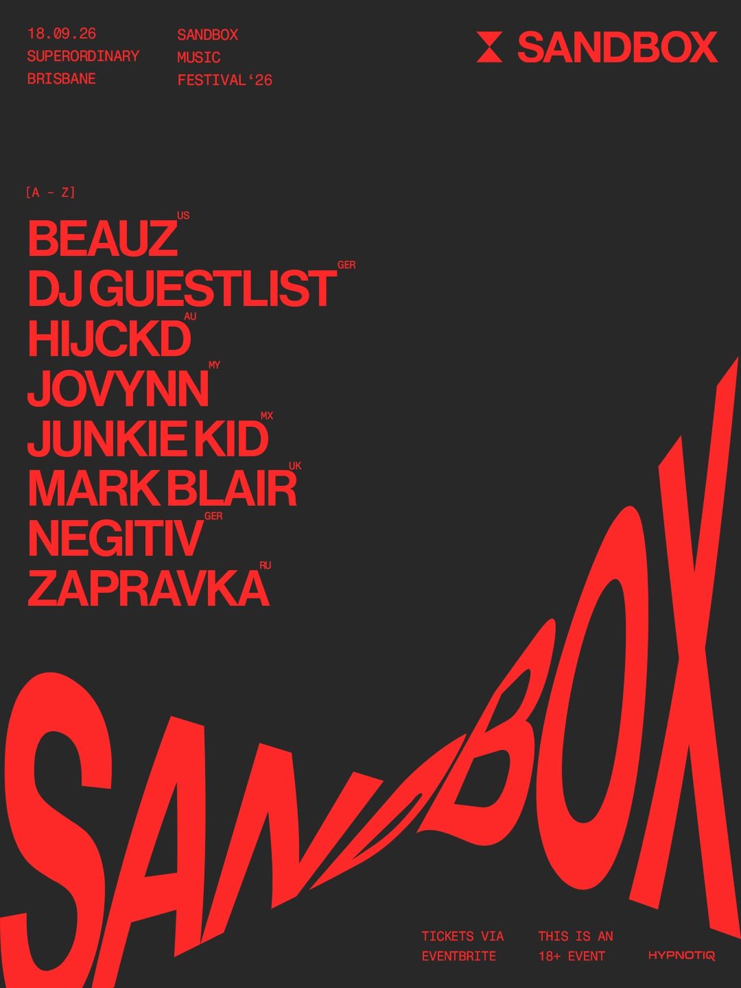 Sandbox Music Festival – Brisbane